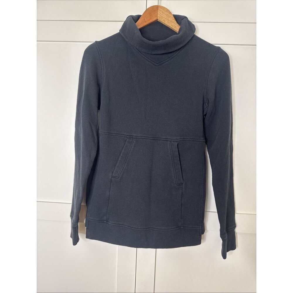 Lululemon Press Pause Pullover Sweatshirt - Black Sz 2